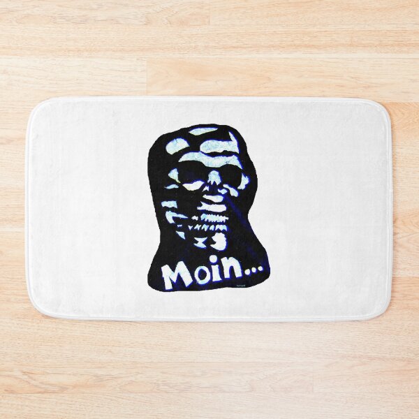 Item preview, A friendly skull says: MOIN... designed and sold by ZoffArt-Shop.