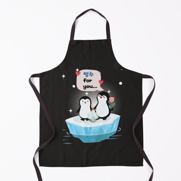 Item preview, Penguins in Love with Bingsu – Cute Kawaii Design designed and sold by mycreastyle.