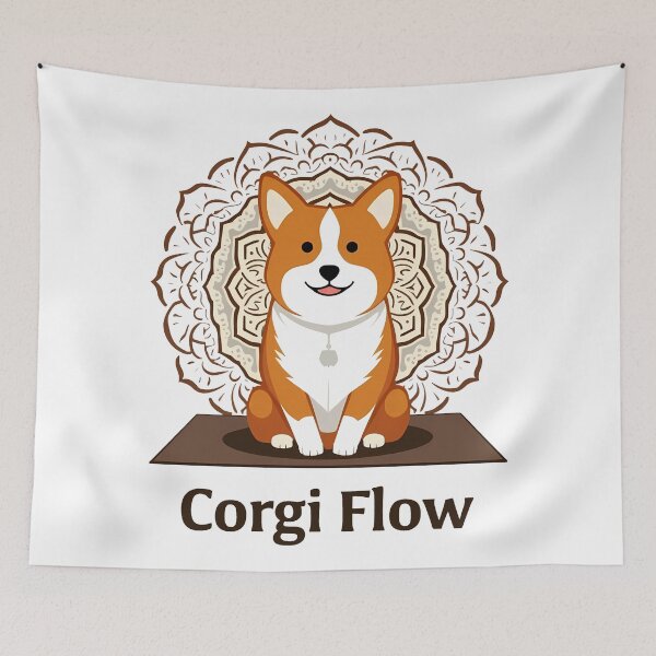Item preview, Corgi Flow designed and sold by zoughlal.