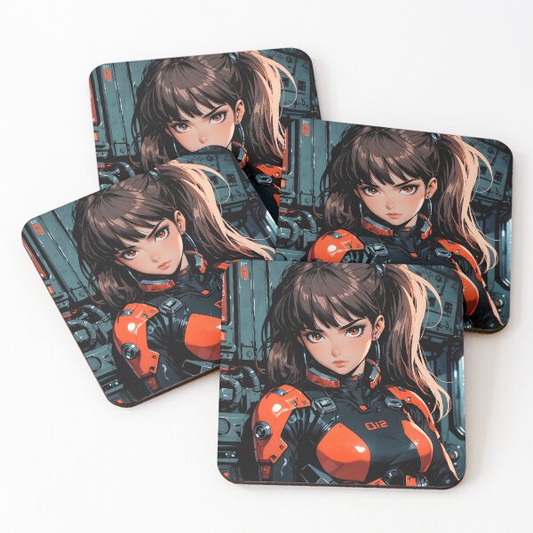 Item preview, Retro Anime Space Pilot Girl designed and sold by SekaiVibes.