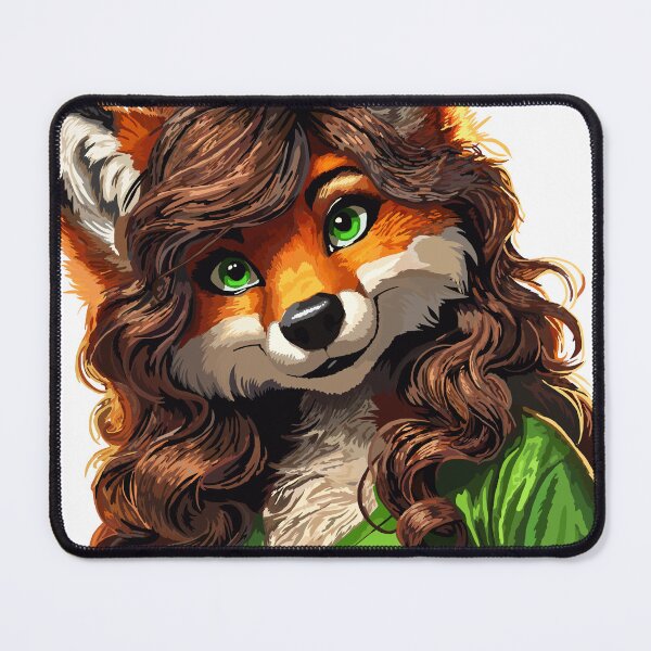 Item preview, Fox Lady observes St Patricks Day 2025 with Green Shirt designed and sold by KlakkDrawsStuff.