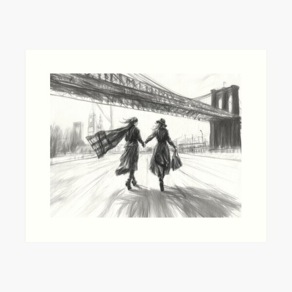 Item preview, New York City Girls designed and sold by junkyardcollage.