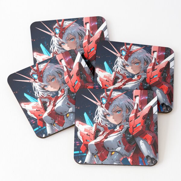 Item preview, Retro Anime Gundam Girl designed and sold by SekaiVibes.