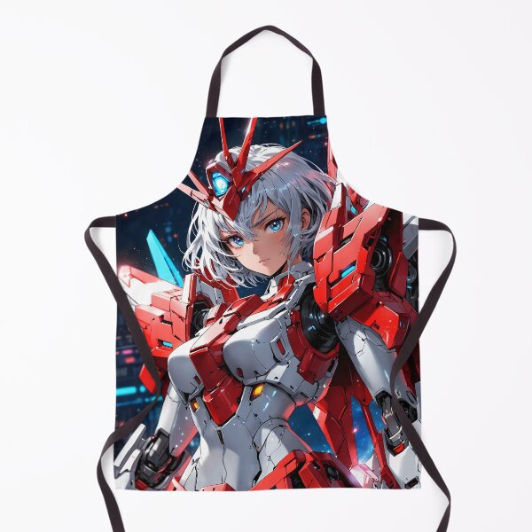 Item preview, Retro Anime Gundam Girl designed and sold by SekaiVibes.
