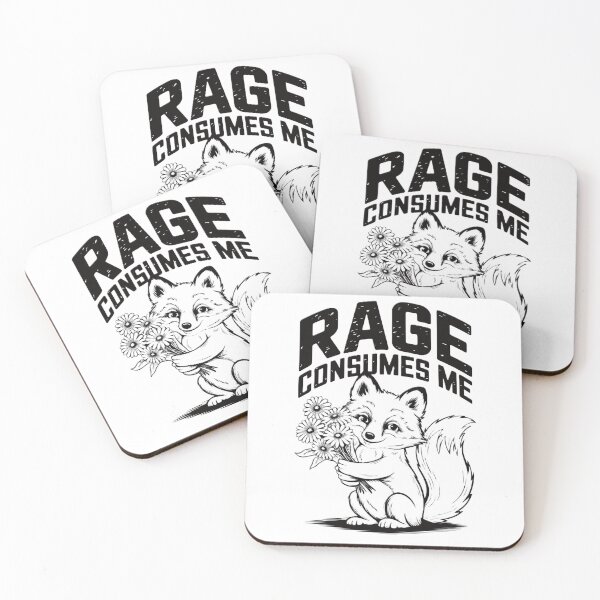 Item preview, Rage Consumes Me Fox designed and sold by MooonTees.