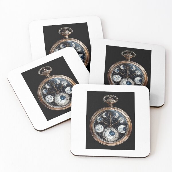 Item preview, Celestial Timekeeper: Moon Phases Pocket Watch designed and sold by Creet-Design.