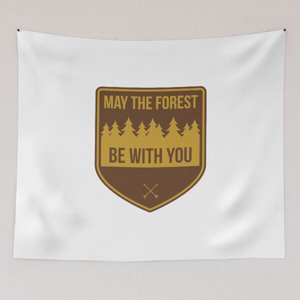 Item preview, Funny camping | May The Forest Be With You  designed and sold by ETIndustries.