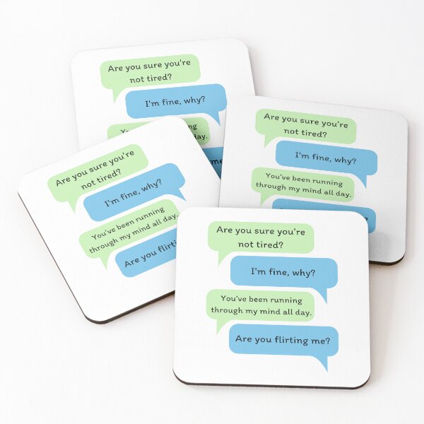 Item preview, Flirty Text Chat – Running Through My Mind designed and sold by Butterfine.