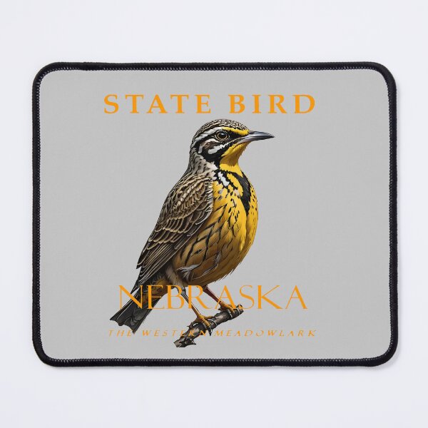Item preview, Nebraska Territory Bird The Western Meadowlark designed and sold by taiche.