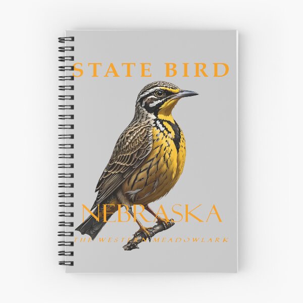 Item preview, Nebraska Territory Bird The Western Meadowlark designed and sold by taiche.