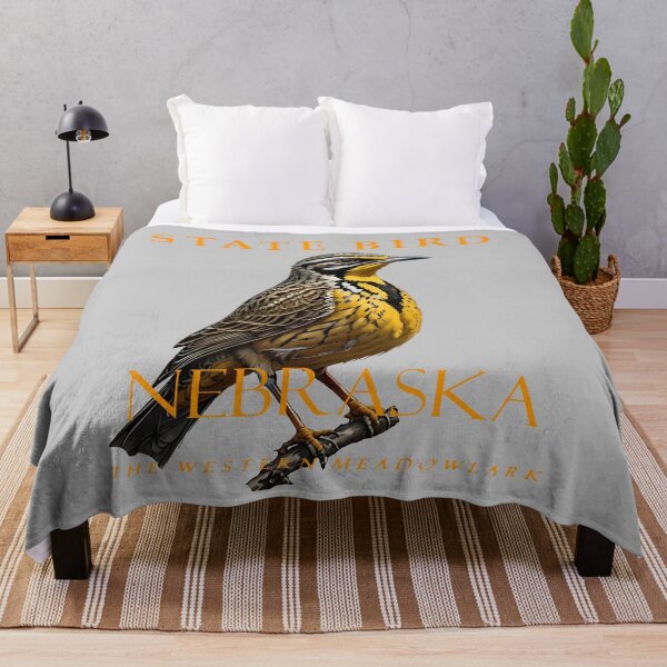 Item preview, Nebraska Territory Bird The Western Meadowlark designed and sold by taiche.
