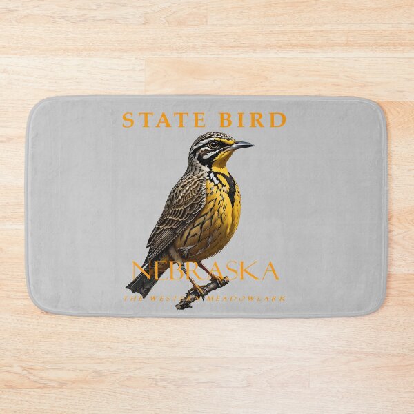 Item preview, Nebraska Territory Bird The Western Meadowlark designed and sold by taiche.