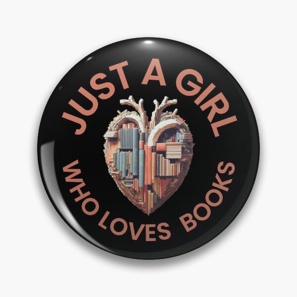 Item preview, Just a girl who loves books. Heart with books designed and sold by MySciPic.