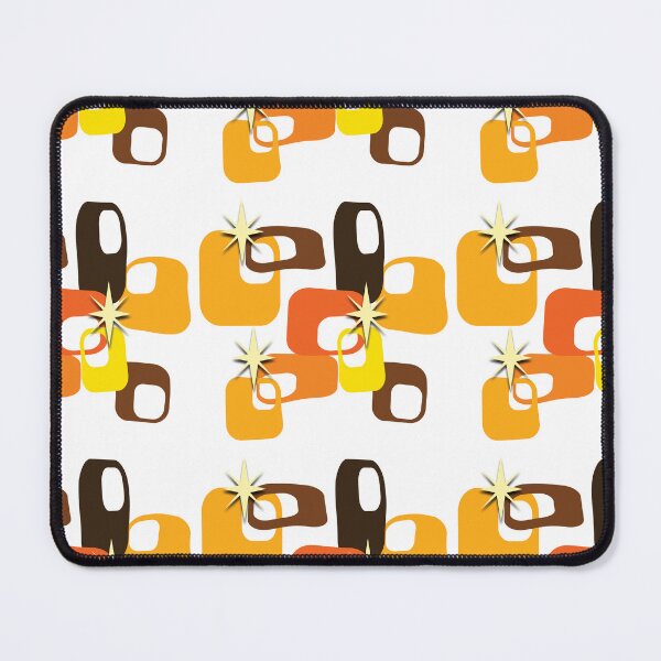 Item preview, Funky Retro Squares (raised stars) designed and sold by WordyDreams.