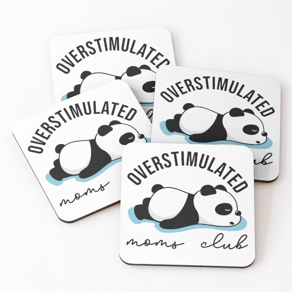 Item preview, Overstimulated Moms Club - Mom Life Cute Panda designed and sold by tcvnguyen.