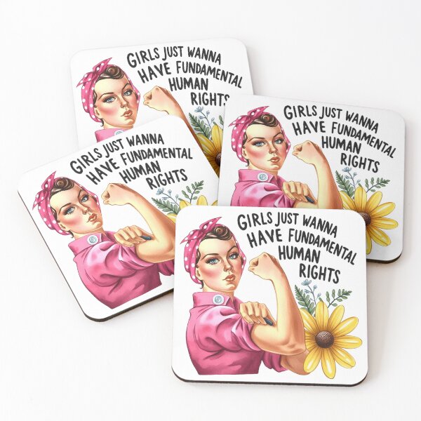Item preview, Girls Just Wanna Have Fundamental Human Rights designed and sold by yunamaliskova.