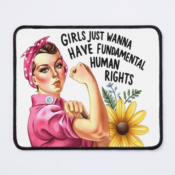 Item preview, Girls Just Wanna Have Fundamental Human Rights designed and sold by yunamaliskova.