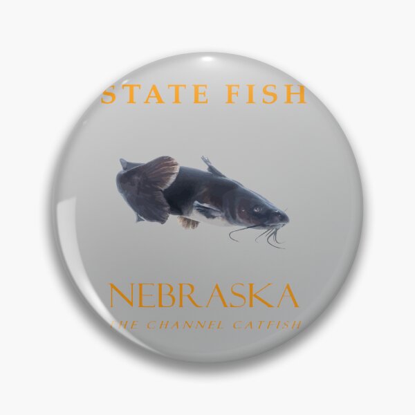 Item preview, Nebraska Territory Fish The Channel Catfish designed and sold by taiche.