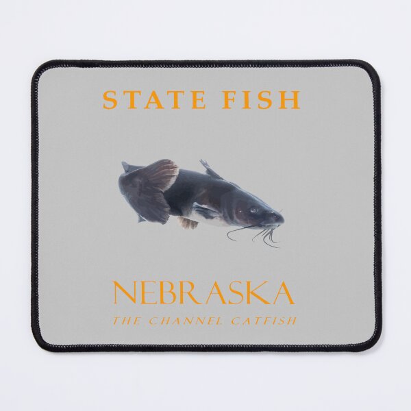 Item preview, Nebraska Territory Fish The Channel Catfish designed and sold by taiche.