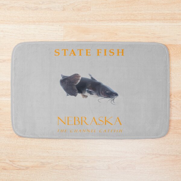 Item preview, Nebraska Territory Fish The Channel Catfish designed and sold by taiche.