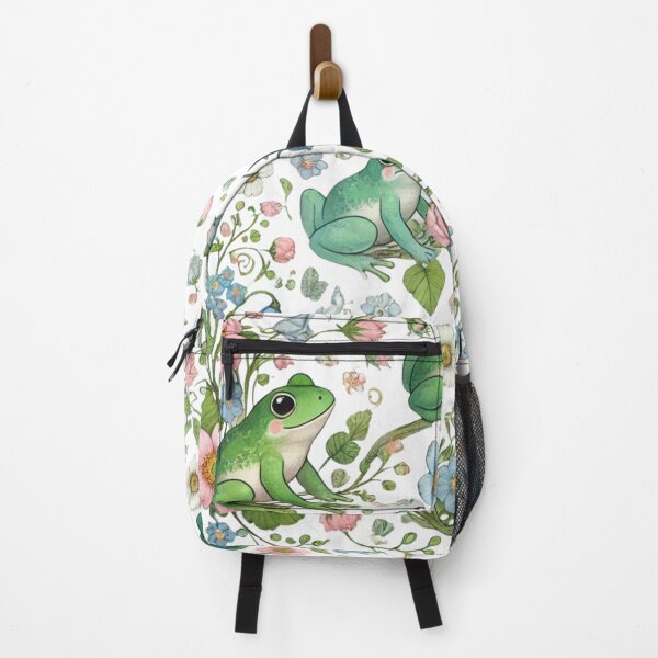 Item preview, Cute Frog Floral Design designed and sold by Oonward2021.