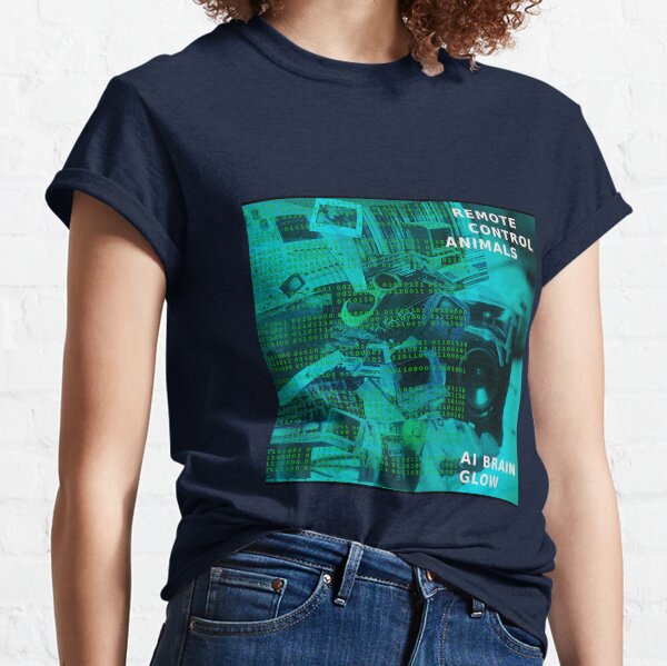 Item preview, AI Brain Glow Single Cover designed and sold by RCAnimals.