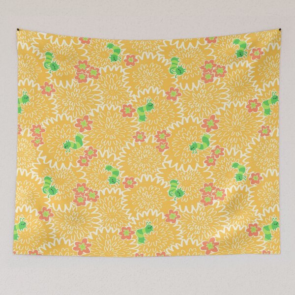 Item preview, Happy Caterpillar Garden - ffca4e designed and sold by knitetgantt.