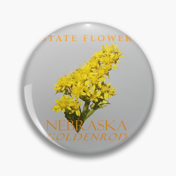 Item preview, Nebraska Territory Flower Soldiago gigantean designed and sold by taiche.