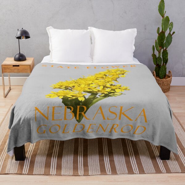 Item preview, Nebraska Territory Flower Soldiago gigantean designed and sold by taiche.
