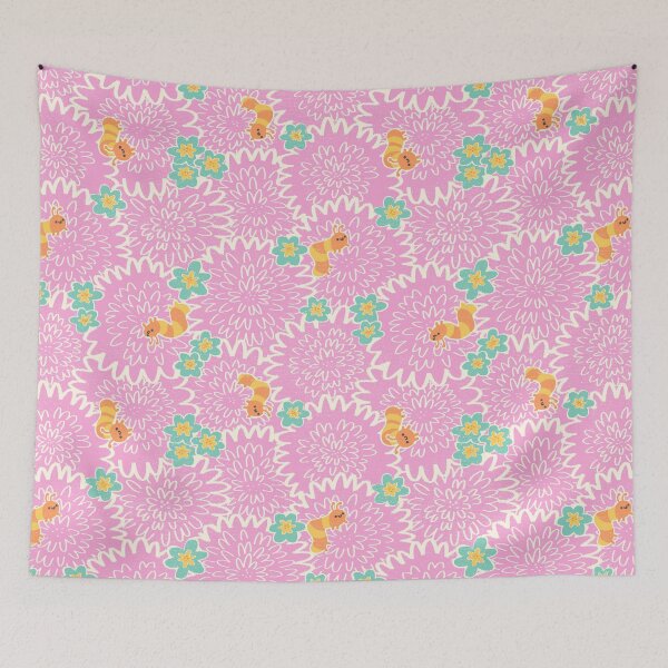 Item preview, Happy Caterpillar Garden - f8a9ec designed and sold by knitetgantt.