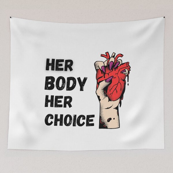 Item preview, Her Body Her Choice Women's Rights Pro Choice Feminist  designed and sold by mHmShop.