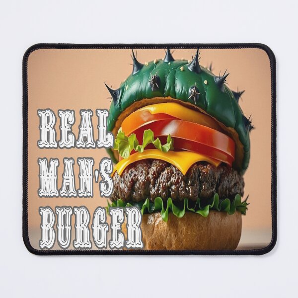 Item preview, Real Man's Burger designed and sold by Surreallytee.