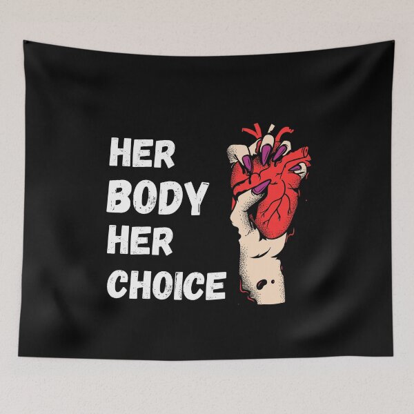 Item preview, Her Body Her Choice Women's Rights Pro Choice Feminist  designed and sold by mHmShop.