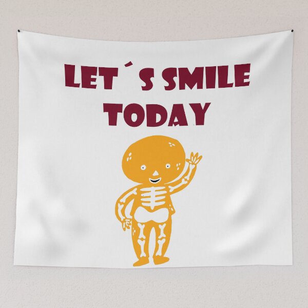 Item preview, Skeleton smiles today designed and sold by lascositasdetri.