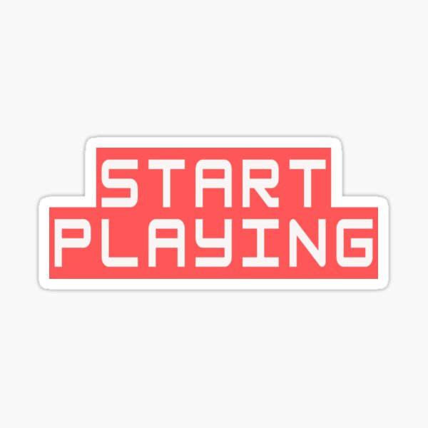 Vista previa del artículo con la obra «Empezar a jugar», diseñado y vendido por Hype Art.