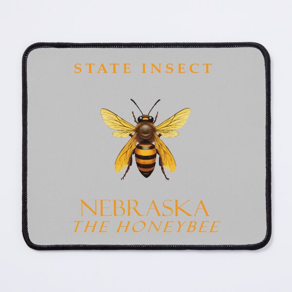 Item preview, Nebraska Territory Insect The Honeybee designed and sold by taiche.