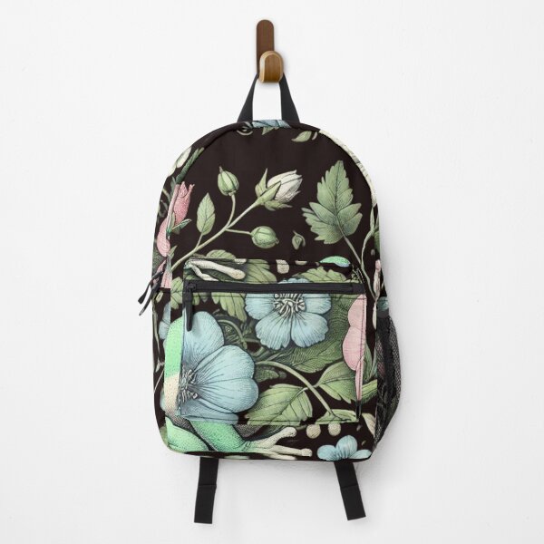 Item preview, Frog & Nordic-Inspired Flower Design designed and sold by Dream Bloom Gallery.