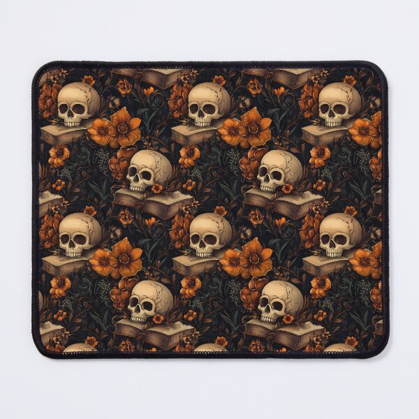 Item preview, Copy of skulls and books in purple and black designed and sold by PoppyLaneStudio.