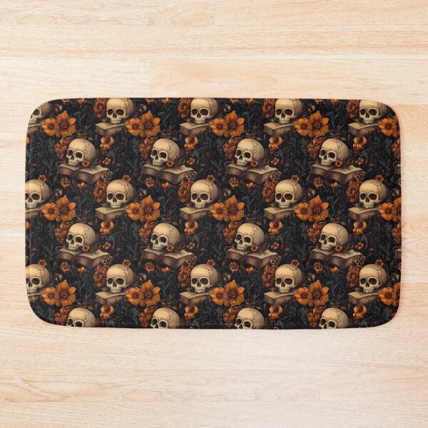 Item preview, Copy of skulls and books in purple and black designed and sold by PoppyLaneStudio.