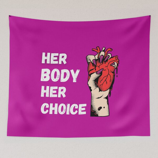 Item preview, Of Her Body Her Choice Women's Rights Pro Choice Feminist  designed and sold by mHmShop.