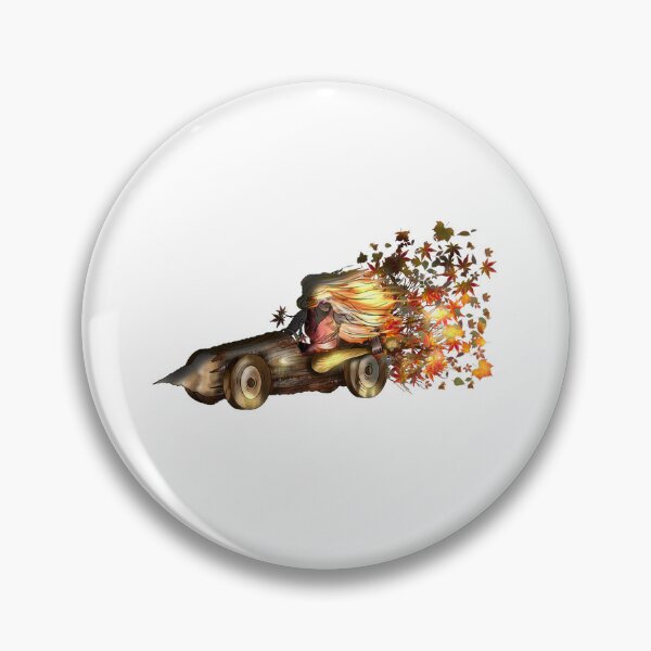 Item preview, Cartoon flaming dryad car designed and sold by CuisineCat.