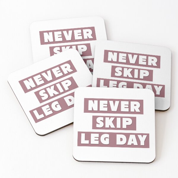 Item preview, Never Skip Leg Day Gym Motivation designed and sold by RetroPine.