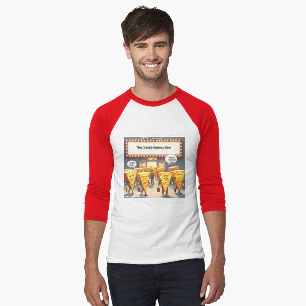 Item preview, Baseball ¾ Sleeve T-Shirt designed and sold by ltcartoons.