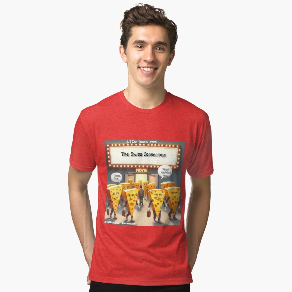 Item preview, Tri-blend T-Shirt designed and sold by ltcartoons.