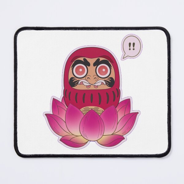 Item preview, Daruma Doll in water lily - kawaii designed and sold by OnixDesign.