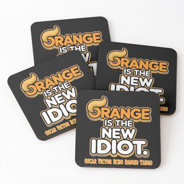 Item preview, Orange Is the New Idiot:  Bold Political Satire With A Statement designed and sold by elynne9.