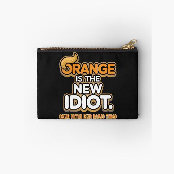 Item preview, Orange Is the New Idiot:  Bold Political Satire With A Statement designed and sold by elynne9.