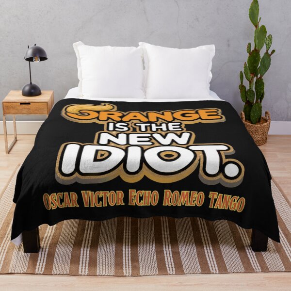 Item preview, Orange Is the New Idiot:  Bold Political Satire With A Statement designed and sold by elynne9.