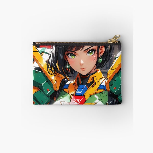 Item preview, Retro Anime Gundam Warrior Girl Futuristic Battle Armor designed and sold by SekaiVibes.