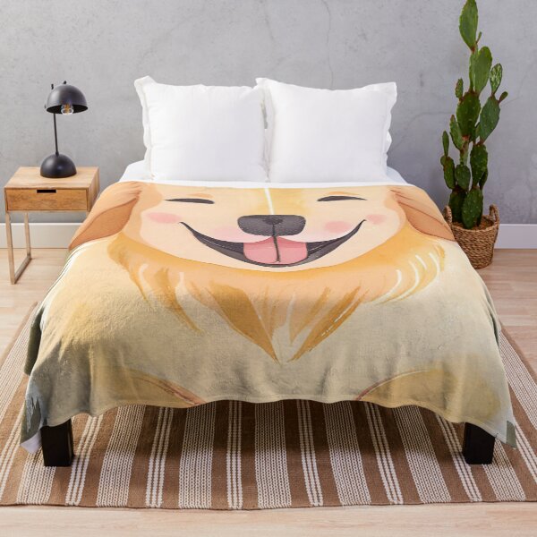 Item preview, Perro Golden Retriever en acuarela designed and sold by TheresaNicole.